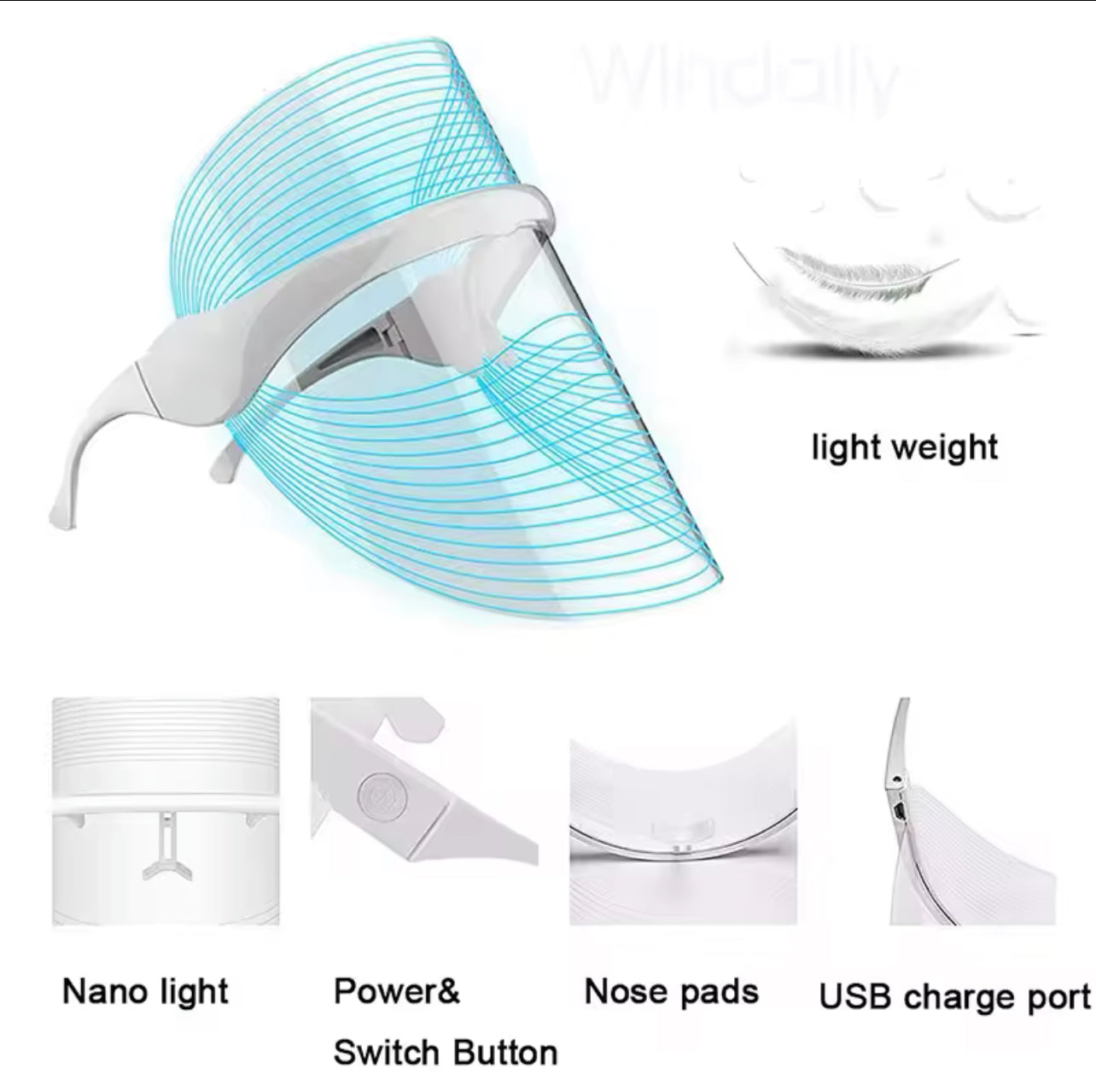 New gen LED face mask