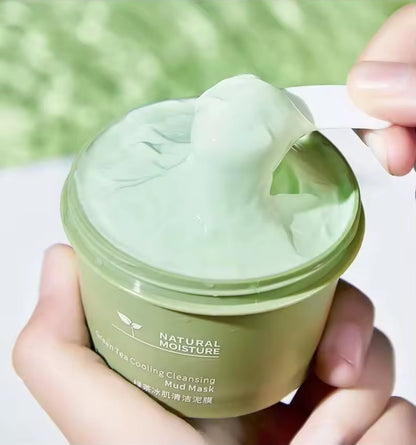 100% Green Tee Face mask