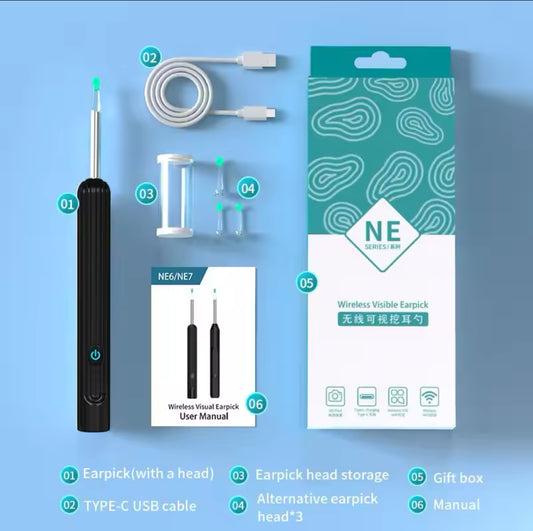 Smart Visual Ear Cleaner with Camera 1296P